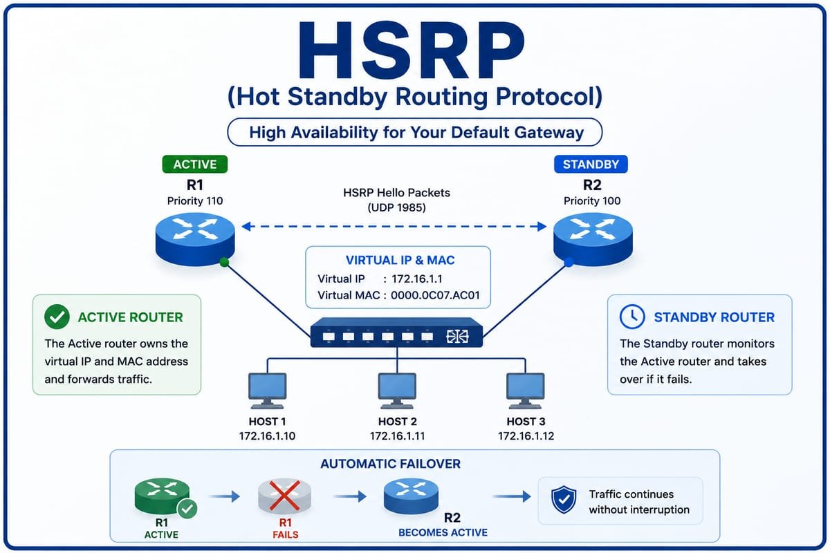 cisco hsrp hot standby routing protocol